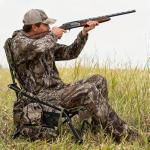 SUNNYFEEL Turkey Hunting Chair, Hunting Blind Chair, Portable Camping Chair with Storage Pocket and Carry Bag for Hunting Fishing Outdoor Travel Picnic Shooting