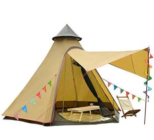 12'x10'x8'Dome Camping Tent 5-6 Person 4 Season Double Layers Waterproof Anti-UV Windproof Tents Family Outdoor Camping Tent