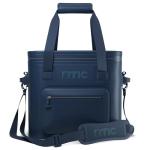 RTIC 30 Can Ultra-Tough Soft Cooler Pro, Insulated, Waterproof, Leakproof, Portable, Floating Bag for Beverage, Drink, Lunch, Outdoor, Beach, Car, Camping, Picnic, Fishing, Boat, 19L, Navy