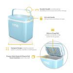 RTIC 8 QT Road Trip Personal Cooler, Small, Compact, Insulated, Portable Ice Chest Box for Food, Drink, Beverage, Beach, Camping, Picnic, Fishing, Boat, 12-Can Capacity, RTIC Ice