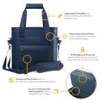 RTIC 30 Can Ultra-Tough Soft Cooler Pro, Insulated, Waterproof, Leakproof, Portable, Floating Bag for Beverage, Drink, Lunch, Outdoor, Beach, Car, Camping, Picnic, Fishing, Boat, 19L, Navy