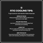 RTIC 8 QT Road Trip Personal Cooler, Small, Compact, Insulated, Portable Ice Chest Box for Food, Drink, Beverage, Beach, Camping, Picnic, Fishing, Boat, 12-Can Capacity, RTIC Ice