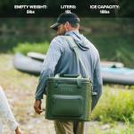 RTIC 30 Can Ultra-Tough Soft Cooler Pro, Insulated, Waterproof, Leakproof, Portable, Floating Bag for Beverage, Drink, Lunch, Outdoor, Beach, Car, Camping, Picnic, Fishing, Boat, 19L, Navy