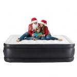 Simple Deluxe Queen Camping Air Mattress with Built-in Electric High-Speed Pump, 18" Tall Portable Foldable Waterproof Inflatable Camping Airbed with Carrying Bag for Home Guests & Travel