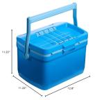 Stanley Adventure Outdoor Cooler 16 qt | Heavy Duty Outdoor Camping Cooler with Easy Carry Top Handle | 36 Hour Cooling Ice Chest for 21 Cans| BPA-Free | Azure