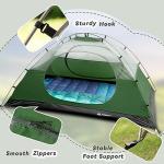 Forceatt Camping Tent 2/3/4 Person, Professional Waterproof & Windproof Lightweight Backpacking Tent Suitable for Outdoor,Hiking,Glamping, Mountaineering and Travel