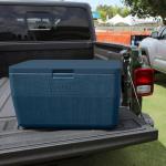 Coleman Chiller 48qt Portable Cooler with Ice Retention and 2-Way Heavy Duty Handles, Leak Resistant, Great for Camping, Concerts, Sports, and More, Sapphire