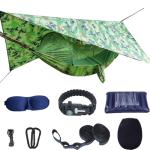 Camping Hammock with Mosquito Net and Rain Fly - Travel Hammock Bug Net - Hammock Tent for Outdoor Hiking Backpacking Travel Camping Accessories and Camping Gear…