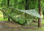 Camping Hammock with Mosquito Net and Rain Fly - Travel Hammock Bug Net - Hammock Tent for Outdoor Hiking Backpacking Travel Camping Accessories and Camping Gear…