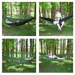 Camping Hammock with Mosquito Net and Rain Fly - Travel Hammock Bug Net - Hammock Tent for Outdoor Hiking Backpacking Travel Camping Accessories and Camping Gear…