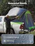 JOYTUTUS Semi-Automatic Truck Bed Tent with Awning, Easy Set-up with Pre-Assembled Design, 2 Person Portable Truck Camping Tent with Rainfly for 5.5FT-5.8FT Pickup Truck Bed, Waterproof PU2000mm