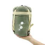 NewDoar Ultralight Backpacking Sleeping Bag - 50-70°F, 1.5lbs, Waterproof & Machine Washable, 2-Way Zipper for Teens,Couples,Women,Men Compact for Hiking/Camping (Army Green,Large)