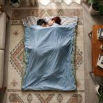 NewDoar Ultralight Backpacking Sleeping Bag - 50-70°F, 1.5lbs, Waterproof & Machine Washable, 2-Way Zipper for Teens,Couples,Women,Men Compact for Hiking/Camping (Army Green,Large)