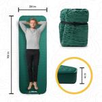 Wise Owl Outfitters Self Inflating Sleeping Pad with Electric Pump, 4" Camping Air Mattress Pad with Foam for Adults, Camp Mat for Tent, SUV & Road Trips