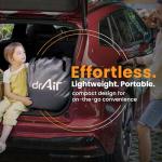 Dr. air Queen Air Mattress with Built-in Pump, 18" Raised Blow Up Mattress, 800 lbs Max Honeycomb Air Bed, 48Hr Leak-Proof Test, 3min Inflatable Mattress for Home, Guests, Camping, Colchones inflables