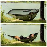 Night Cat Camping Hammock for 1 Person: Portable Hammock with Mosquito Net Lightweight for Backpacking Outdoor