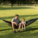 Night Cat Camping Hammock for 1 Person: Portable Hammock with Mosquito Net Lightweight for Backpacking Outdoor