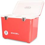Engel UC30 30qt Leak-Proof, Air Tight, Drybox Cooler and Hard Shell Lunchbox for Men and Women in Red