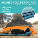 Clostnature Self Inflating Sleeping Pad for Camping - 1.5/2/3 inch Camping Pad, Lightweight Inflatable Sleeping Mat for Backpacking, Compact Ultralight Foam Air Mattress for Tent, Hammock