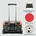 Igloo Trailmate 52Qt Wheeled Cooler, Insulated Hard Shell Ice Chest, Sportsman