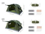 Night Cat Backpacking Tent for Camping: Portable 2 Person Hiking Waterproof Tent Quick Setup and Compact for Outdoor Festivals