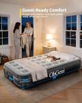 OhGeni Twin Air Mattress with Built in Pump, Camping Air Mattress with External Valve, Family Choice Award Winner, 13" Inflatable Blow up Bed, Portable Foldable Airbed for Home & Outdoor, Gift for Mom