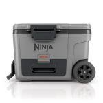 Ninja | Cooler | FrostVault 45QT Cooler with Wheels | Insulated with Temp Dry Storage Drawer | Keeps Ice Cold for Days | for The Beach, Camping, Picnics & More | Slate Gray | FB245GY