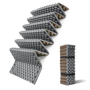 Foam Camping Pads for Hiking, Ultralight Closed Cell Mattress, Waterproof Soft Mat for Adults, Wide Picnic Yoga Mats, Folding Sleeping Pad for Outdoor Backpacking