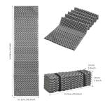 Foam Camping Pads for Hiking, Ultralight Closed Cell Mattress, Waterproof Soft Mat for Adults, Wide Picnic Yoga Mats, Folding Sleeping Pad for Outdoor Backpacking