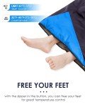Sleeping Bags for Adults Backpacking Lightweight Waterproof- Cold Weather Sleeping Bag for Girls Boys Mens for Warm Camping Hiking Outdoor Travel Hunting with Compression Bags（Navy Blue）