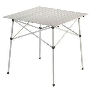 Coleman Outdoor Compact Folding Table, Sturdy Aluminum Camping Table with Snap-Together Design, Seats 4 & Carry Bag Included; Great for Camping, Tailgating, Grilling, & More