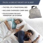 King Koil Luxury Queen Size Air Mattress with Built-in High-Speed Pump, 20" Adjustable Double High Premium Pillow Top Inflatable Airbed for Guests, Camping & Home (Manufacturer Warranty)