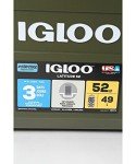 Igloo 60367 Sportsman Latitude 52 Cooler Box, Approx. 11.2 gal (49 L), Sportsman, Latitude, Outdoor, Camping, Leisure, Fishing, Green