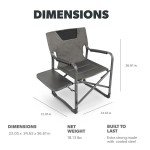 Dometic Forte 180 Lightweight, Heavy Duty Foldable Camping Chair for Outdoor activities