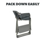 Dometic Forte 180 Lightweight, Heavy Duty Foldable Camping Chair for Outdoor activities