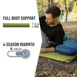 Sea to Summit Camp Self-Inflating Foam Sleeping Mat for Camping and Backpacking, Tapered - Regular (72 x 20 x 1.5 inches)