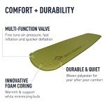 Sea to Summit Camp Self-Inflating Foam Sleeping Mat for Camping and Backpacking, Tapered - Regular (72 x 20 x 1.5 inches)