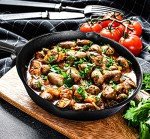 Utopia Kitchen Saute Fry Pan - Pre-Seasoned Cast Iron Skillets Set 3-Piece Frying Pan comprised of 6", 8", and 10" Cast Iron Pan - Easy Use in the Oven, Stove, Grill, or Campfire - Black
