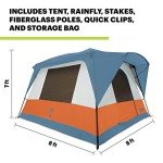 Eureka! Copper Canyon LX, 3 Season, Family and Car Camping Tent (4 Person)