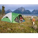 Coleman Evanston Screened Camping Tent, 6/8 Person Weatherproof Tent with Roomy Interior Includes Rainfly, Carry Bag, Easy Setup and Screened-in Porch