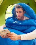 Sportneer Sleeping Bag - Wearable for Adults & Kids with Arm Zipper Holes in Cold & Warm Weather, Waterproof Portable Sleeping Bag for Camping, Hiking, Backpacking, Outdoor Travel