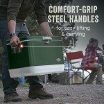 Coleman Cooler | Steel-Belted Cooler Keeps Ice Up to 4 Days | 54-Quart Cooler for Camping, BBQs, Tailgating & Outdoor Activities