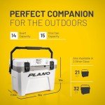 Plano Frost Cooler 14-Quart Capacity | Heavy-Duty Insulated Cooler Keeps Ice Up to 5 Days | For Tailgating, Camping and Outdoor Activities