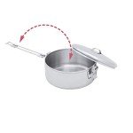 MSR Alpine Stainless Steel Stowaway Camping Pot, 775 mL