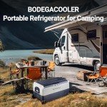 BODEGACOOLER 12 Volt Car Refrigerator,38 Quart Portable Freezer Fridge,Car Fridge Dual Zone WIFI APP Control,(36L)-4℉-68℉Car Cooler 12/24V DC and 100-240V AC for Outdoor,RV,Travel,Camping