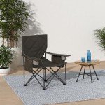 ALPS Mountaineering King Kong Camping Chairs for Adults with Mesh Cup Holders and Pockets, Built Durable and Reliable with Compact Foldable Steel Frame, Clay