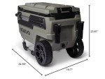 Igloo Premium Trailmate Wheeled Coolers 70 QT, Insulated Portable Cooler with Heavy Duty Wheels, 112 Can Capacity, Leak-Proof Rolling Cooler