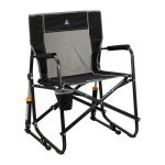 GCI Outdoor Freestyle Rocker Outdoor Rocking Chair with Beverage Holder