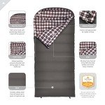 TETON Sports Fahrenheit XXL, -25F Sleeping Bag; Great for Family Camping; Free Compression Sack