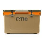 RTIC Ultra-Light 52 Quart Hard Cooler Insulated Portable Ice Chest Box for Beach, Drink, Beverage, Camping, Picnic, Fishing, Boat, Barbecue, 30% Lighter Than Rotomolded Coolers, Trailblazer